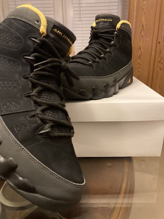 Jordan Brand Jordan 9 Dark Charcoal University Gold Grailed