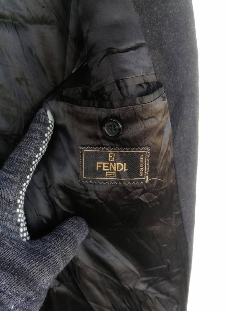 Fendi Vintage Fendi Long Coat Wool Jacket Size US L / EU 52-54 / 3 - 14 Thumbnail