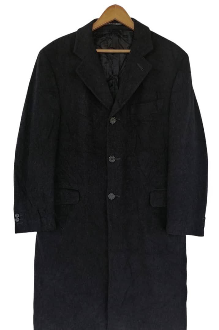 Fendi Vintage Fendi Long Coat Wool Jacket Size US L / EU 52-54 / 3 - 1 Thumbnail