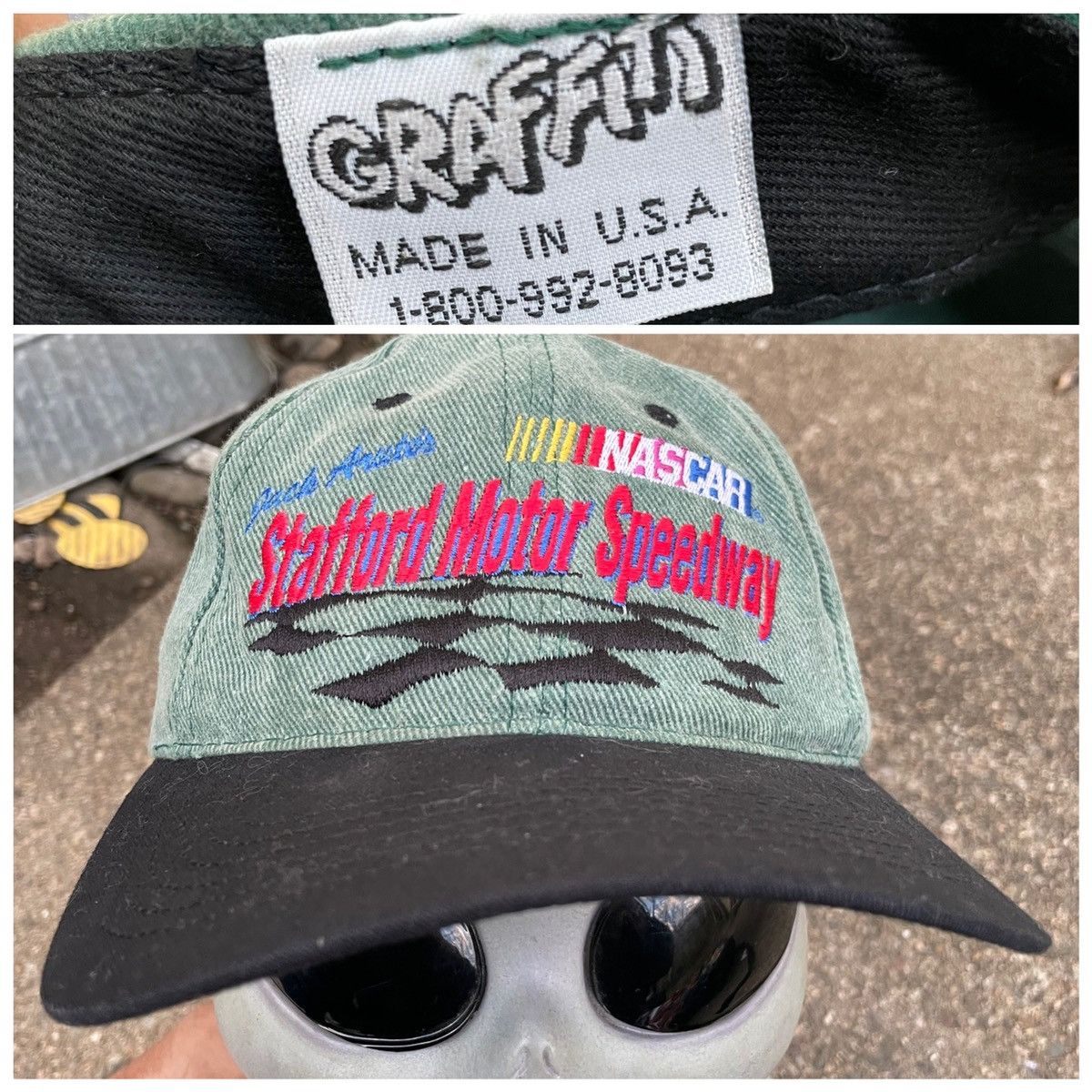 NASCAR × Vintage 90s Vintage Stanford Motor Speedway NASCAR Snapback Hat Size ONE SIZE - 1 Thumbnail