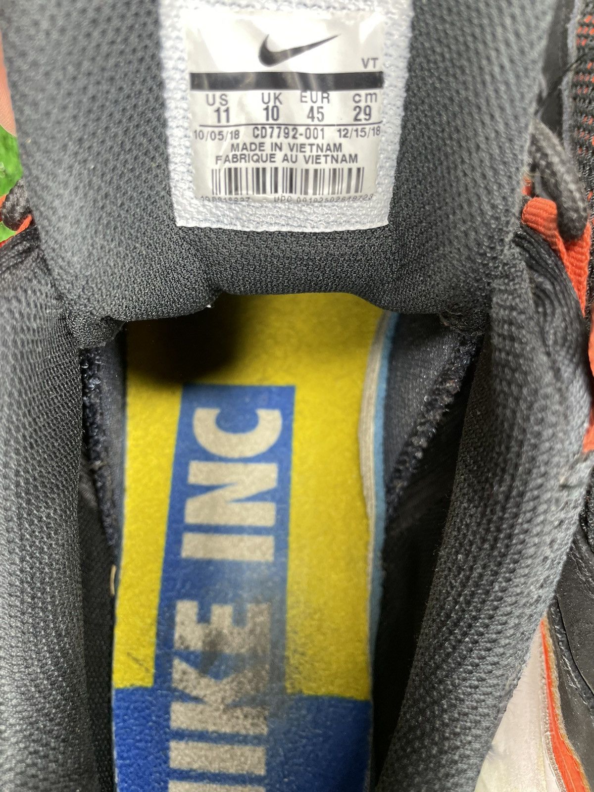 Nike Nike AirMax 95 Baltimore Away Size US 11 / EU 44 - 10 Thumbnail