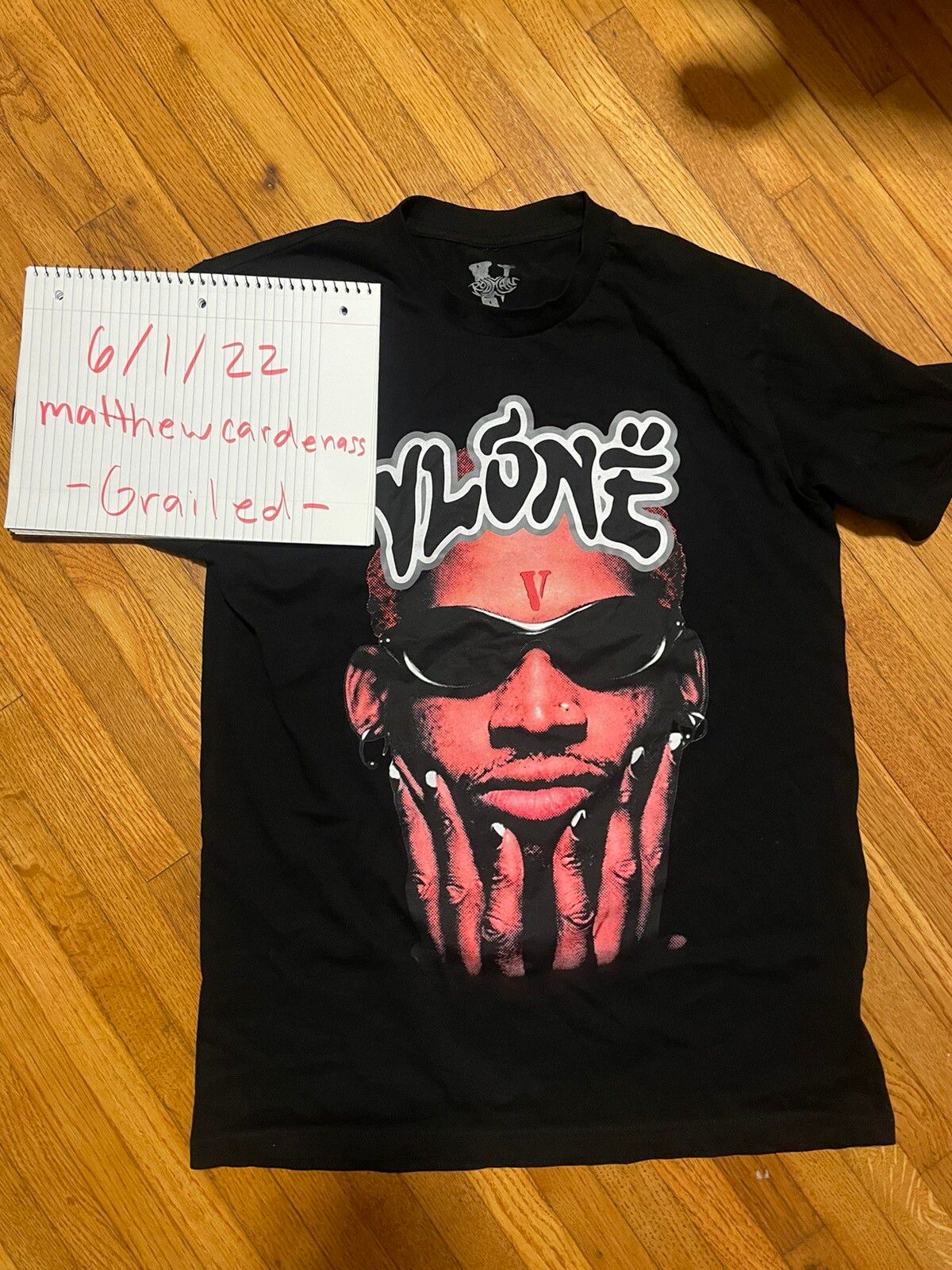Vlone Dennis Rodman X Vlone Collab T-Shirt | Grailed