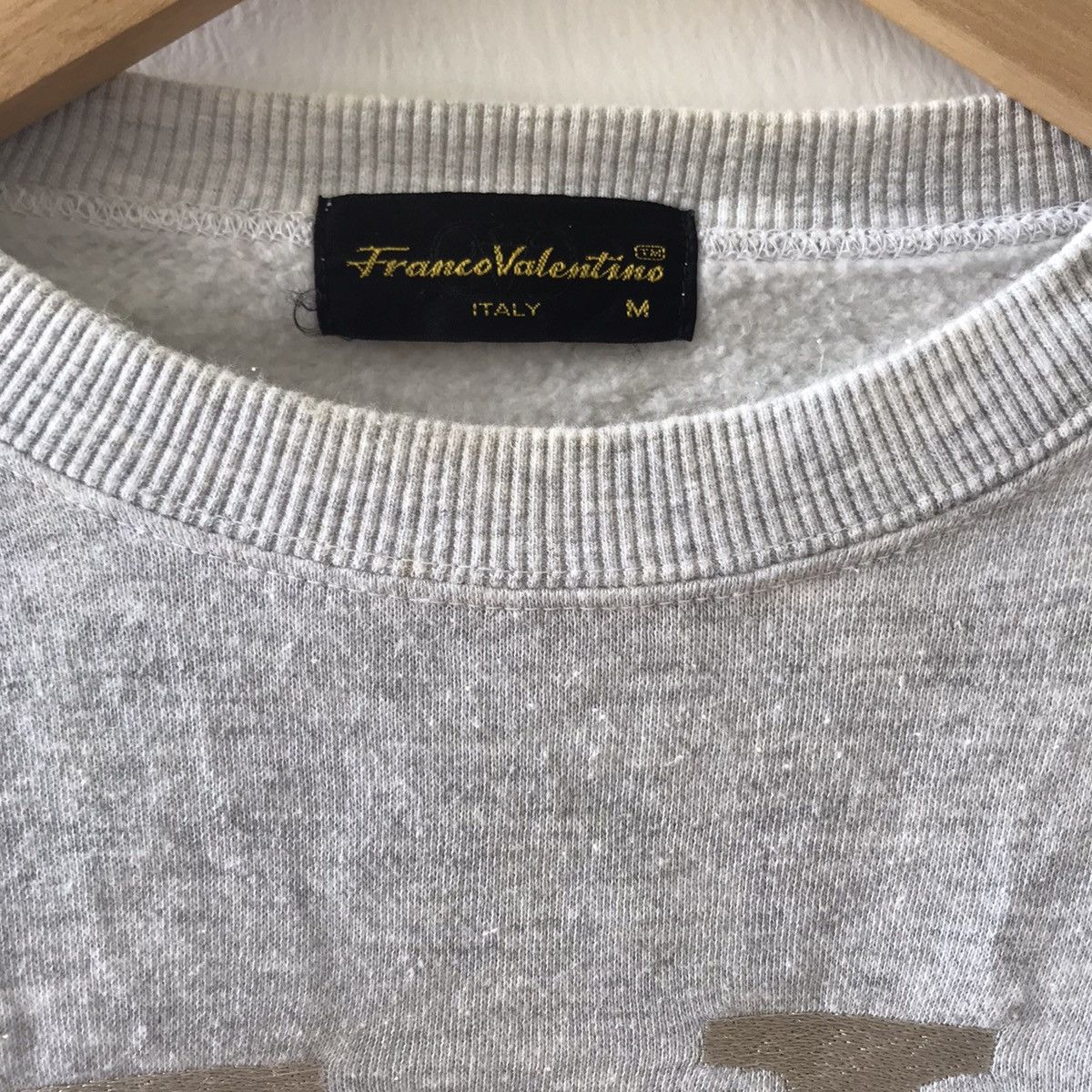 Valentino × Vintage FRANCO VALENTINO BIG LOGO EMBROIDERY SWEATSHIRT Size US M / EU 48-50 / 2 - 5 Thumbnail