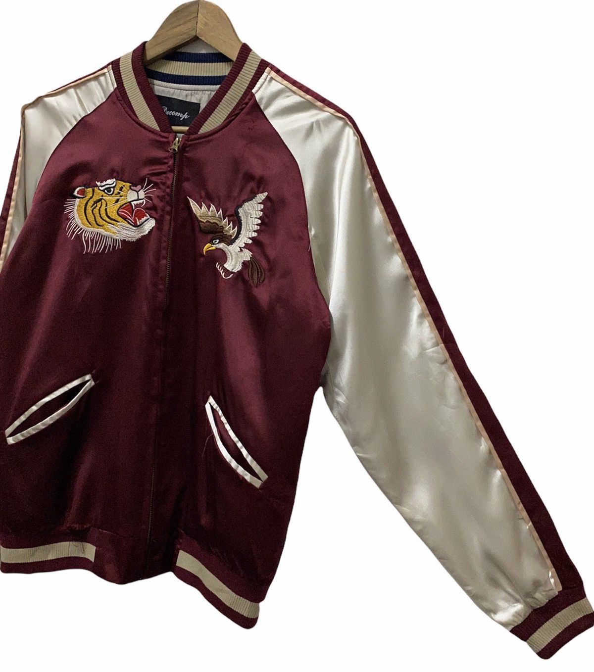 Japanese Brand 🔥Vintage Japan Sukajan Eagle Hawk Souvenir Jacket Size US S / EU 44-46 / 1 - 5 Thumbnail