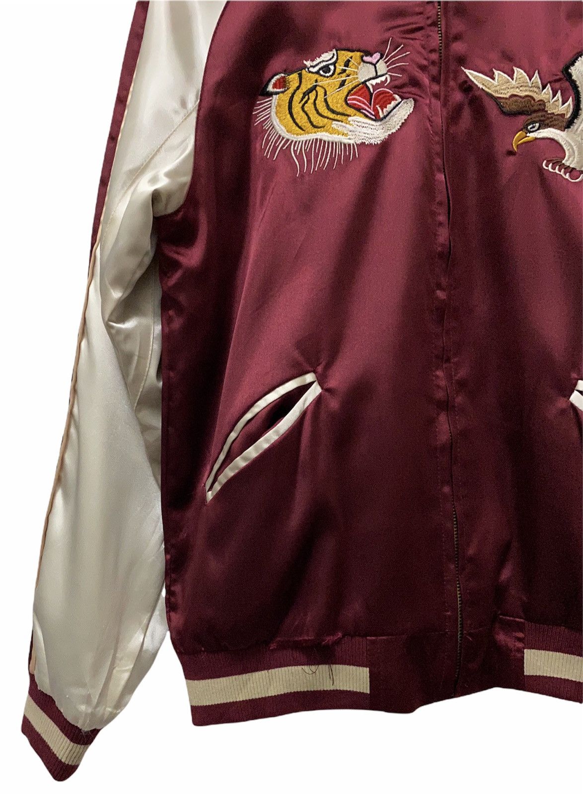 Japanese Brand 🔥Vintage Japan Sukajan Eagle Hawk Souvenir Jacket Size US S / EU 44-46 / 1 - 8 Thumbnail