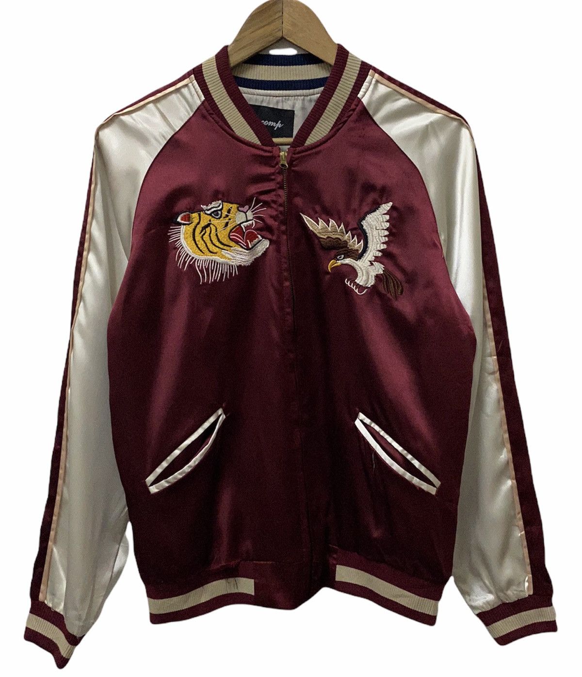 Japanese Brand 🔥Vintage Japan Sukajan Eagle Hawk Souvenir Jacket Size US S / EU 44-46 / 1 - 3 Thumbnail