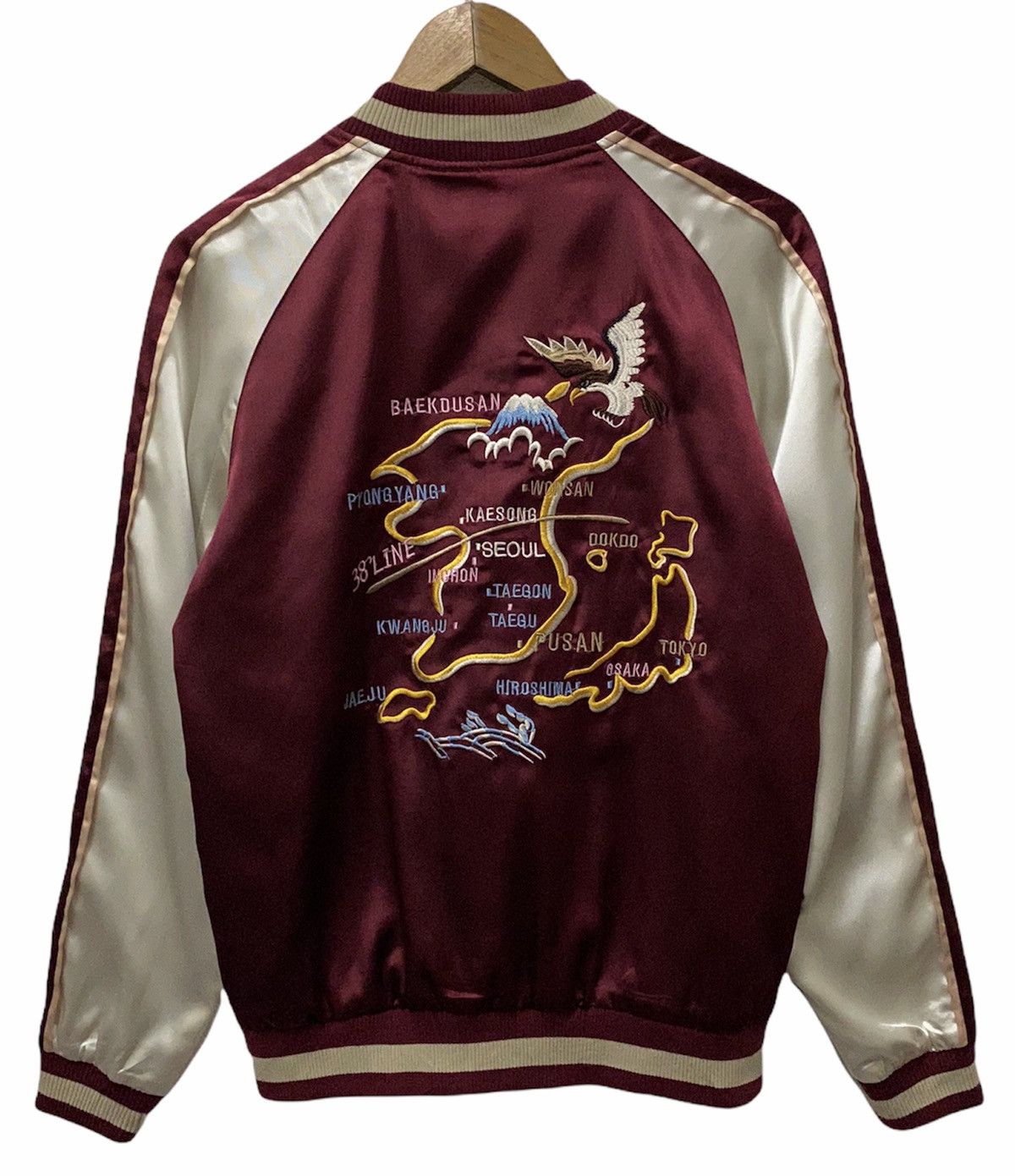 Japanese Brand 🔥Vintage Japan Sukajan Eagle Hawk Souvenir Jacket Size US S / EU 44-46 / 1 - 1 Thumbnail