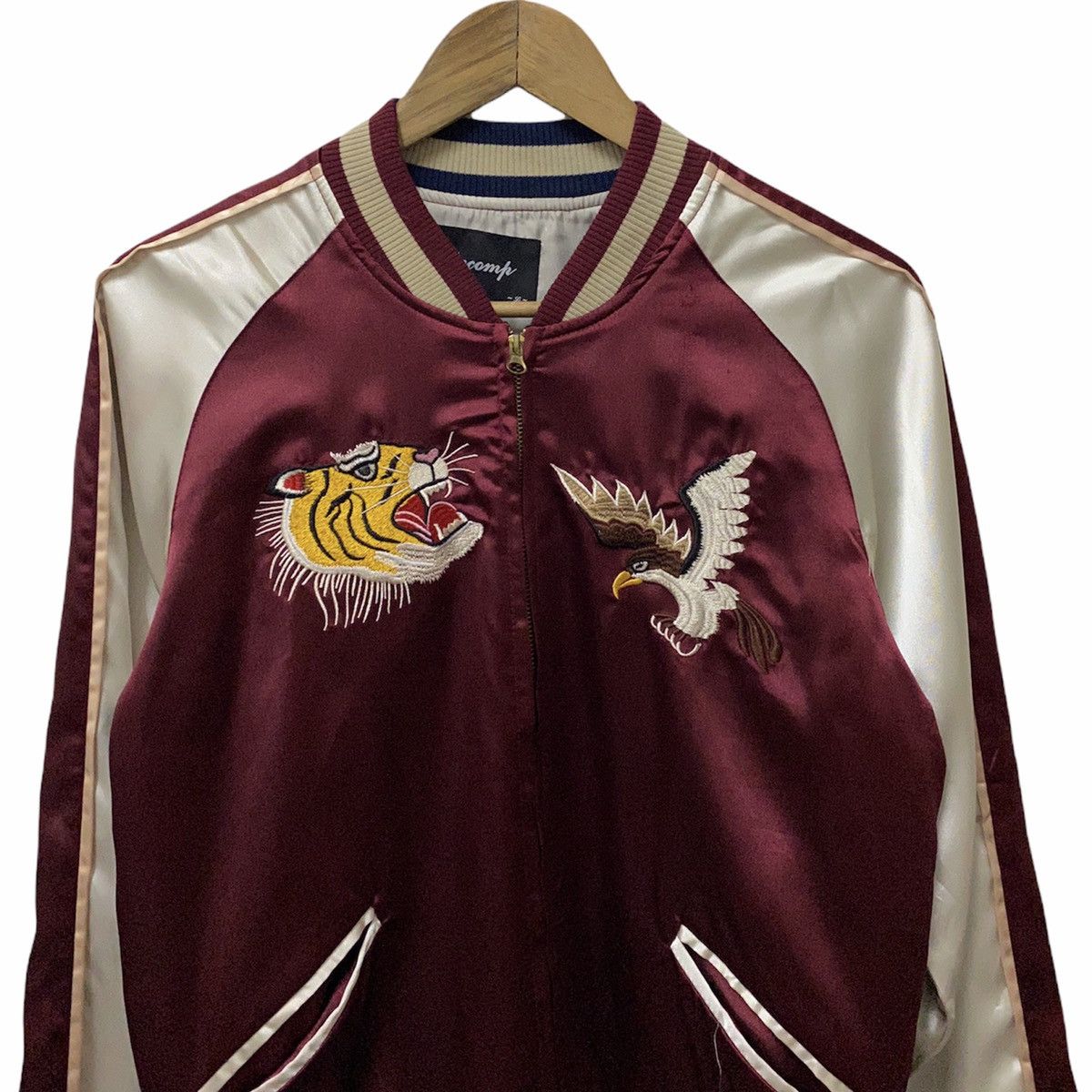 Japanese Brand 🔥Vintage Japan Sukajan Eagle Hawk Souvenir Jacket Size US S / EU 44-46 / 1 - 2 Thumbnail