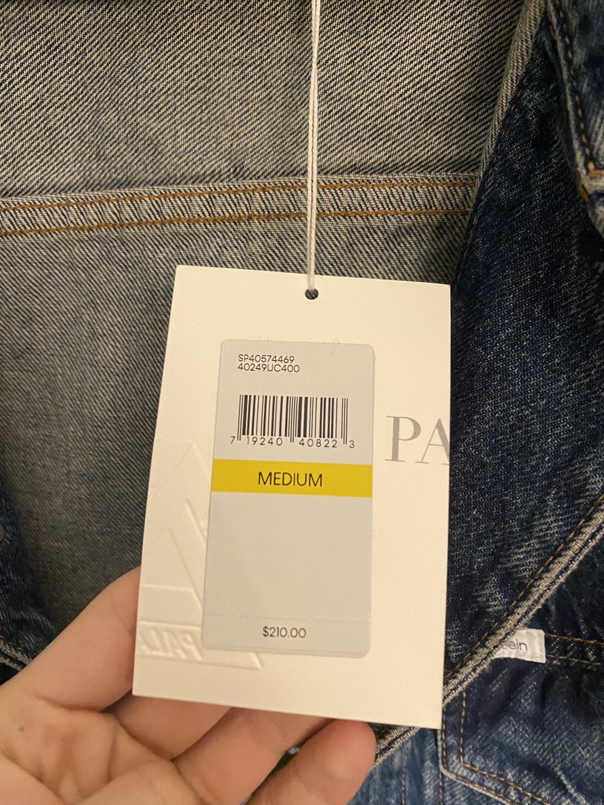 Calvin Klein × Palace CK1 PALACE RELAXED TRUCKER DENIM Calvin Klein × Palace CK1 PALACE RELAXED TRUCKER DENIM