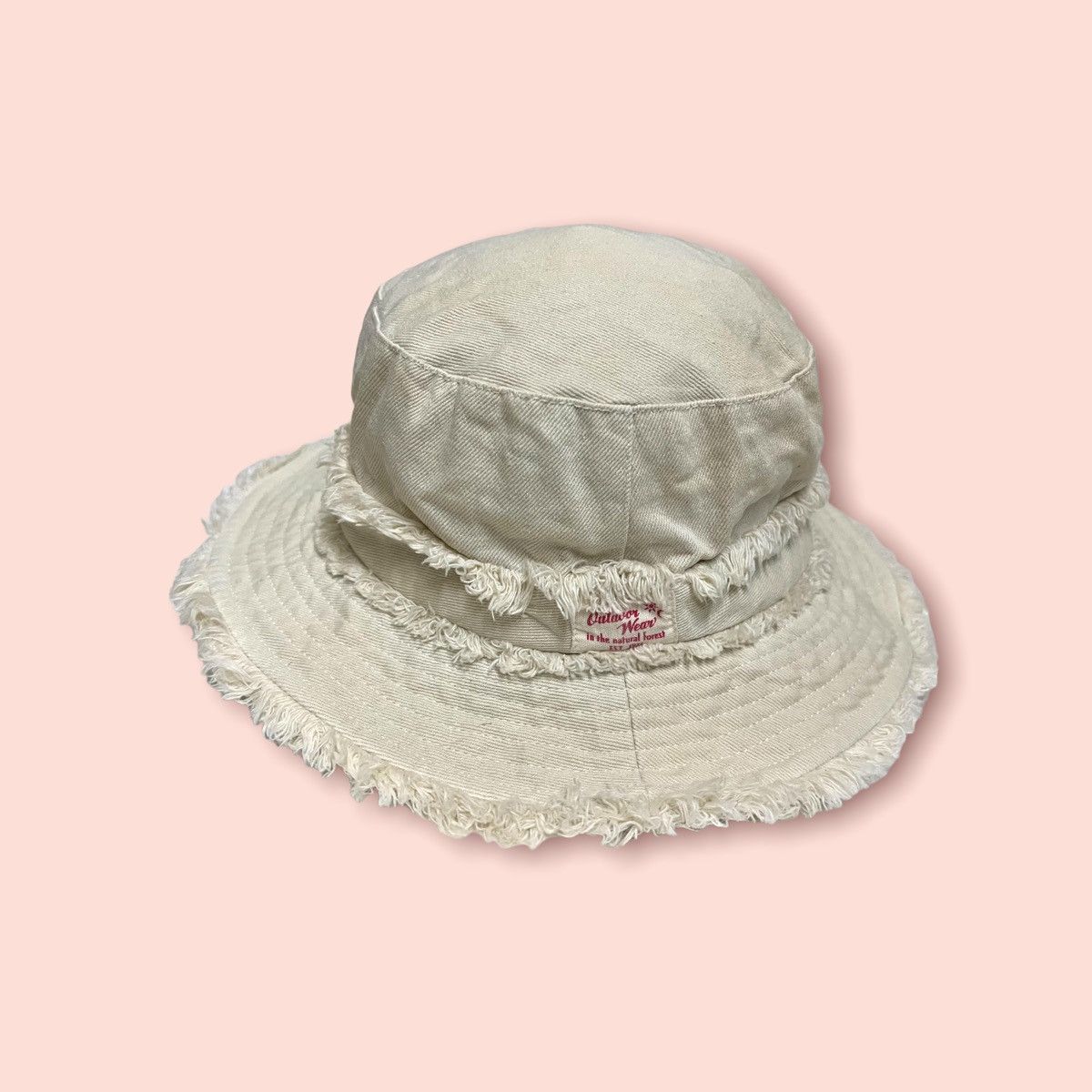 Japanese Brand TITICACA RAW EDGE OUTDOOR BUCKET HAT Size ONE SIZE - 7 Thumbnail