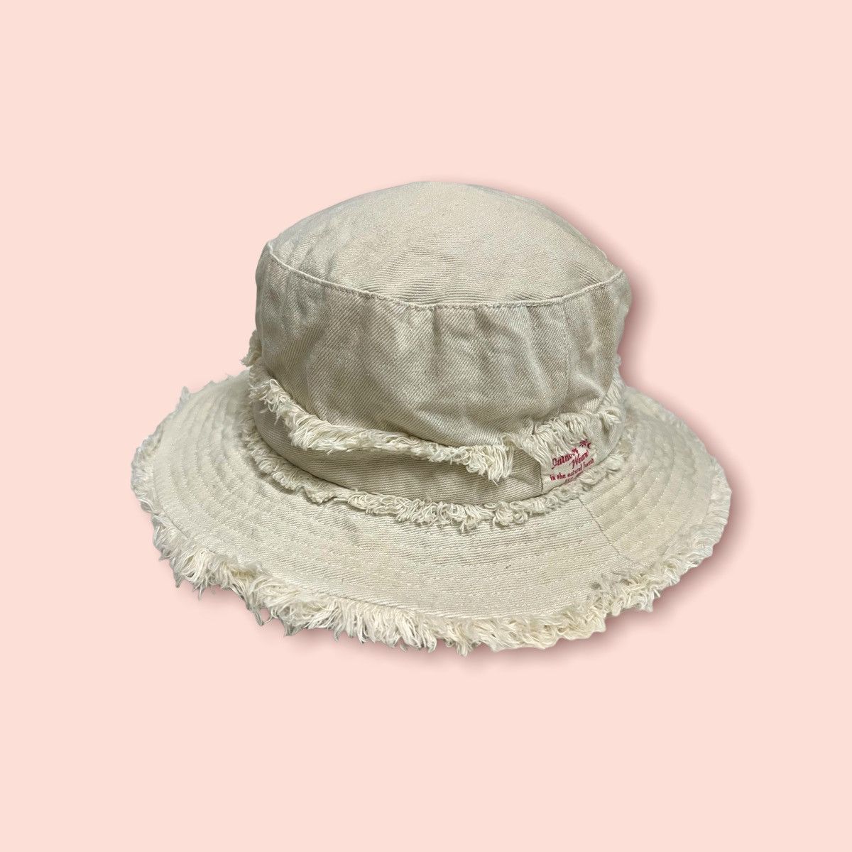 Japanese Brand TITICACA RAW EDGE OUTDOOR BUCKET HAT Size ONE SIZE - 8 Thumbnail