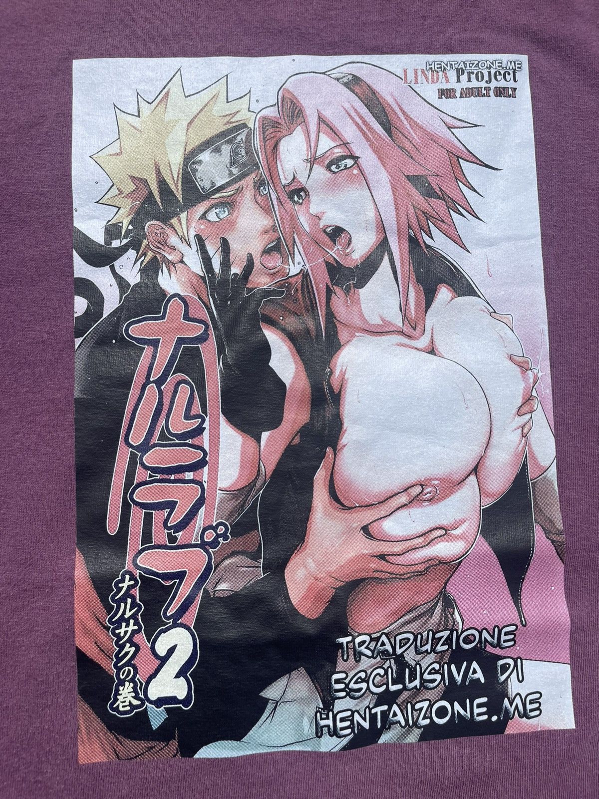 Anime × Vintage Naruto x sakura hentai Size US L / EU 52-54 / 3 - 1 Thumbnail
