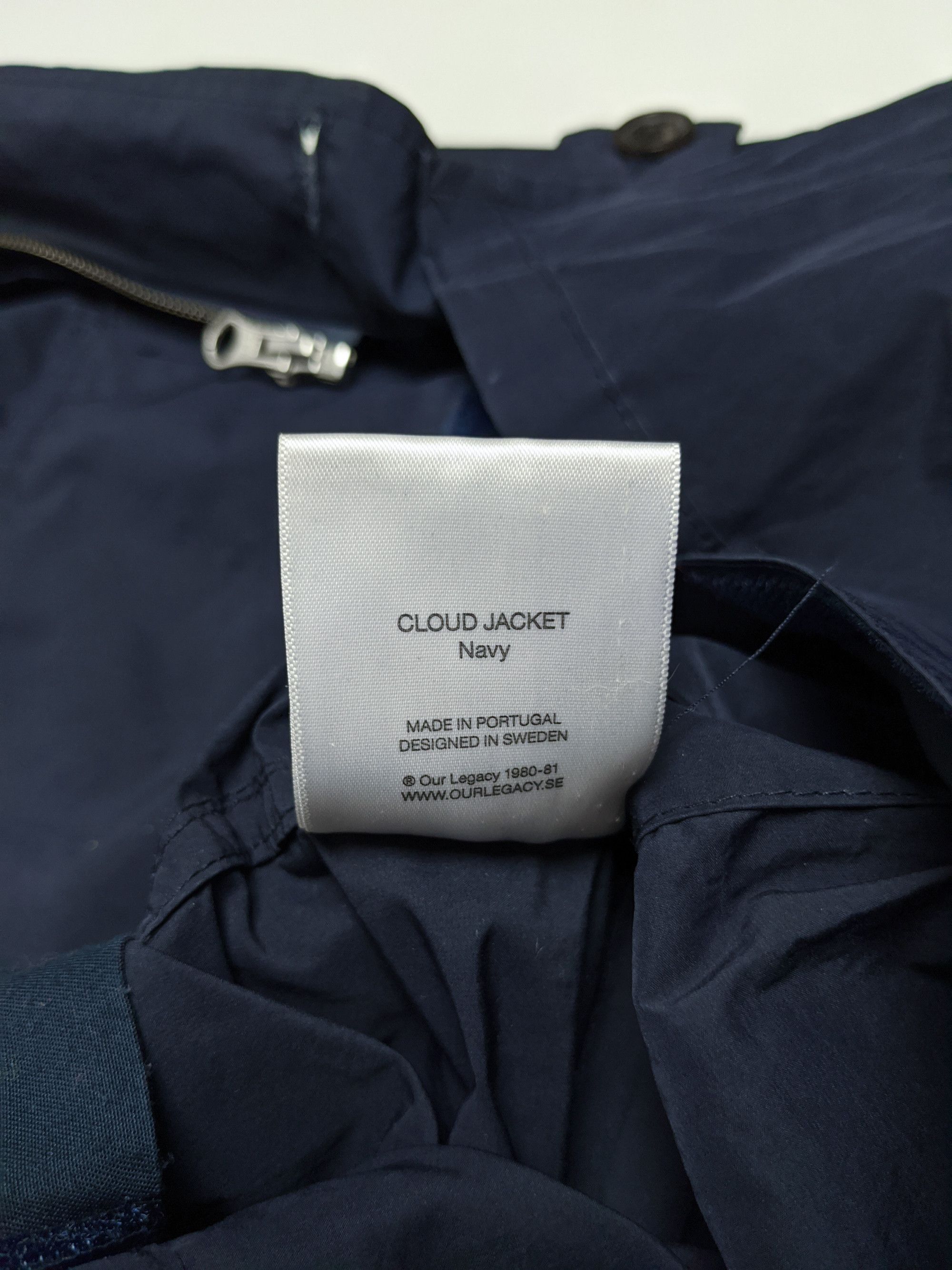 Our Legacy Cloud Jacket Navy Lightweight Parka Size 46 Size US S / EU 44-46 / 1 - 6 Thumbnail