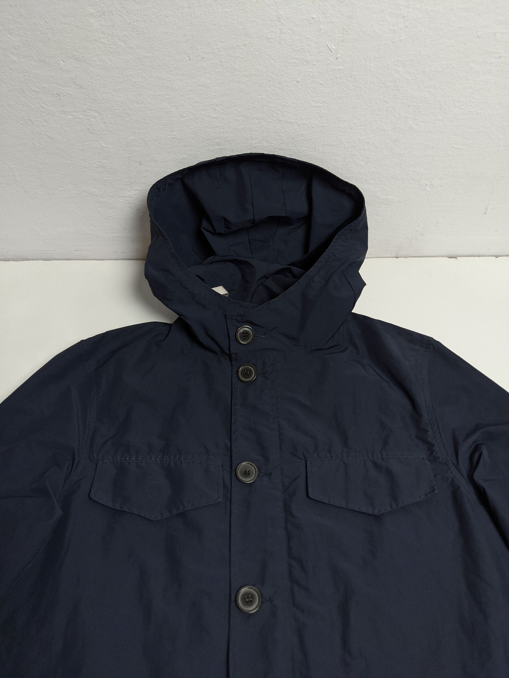Our Legacy Cloud Jacket Navy Lightweight Parka Size 46 Size US S / EU 44-46 / 1 - 1 Thumbnail