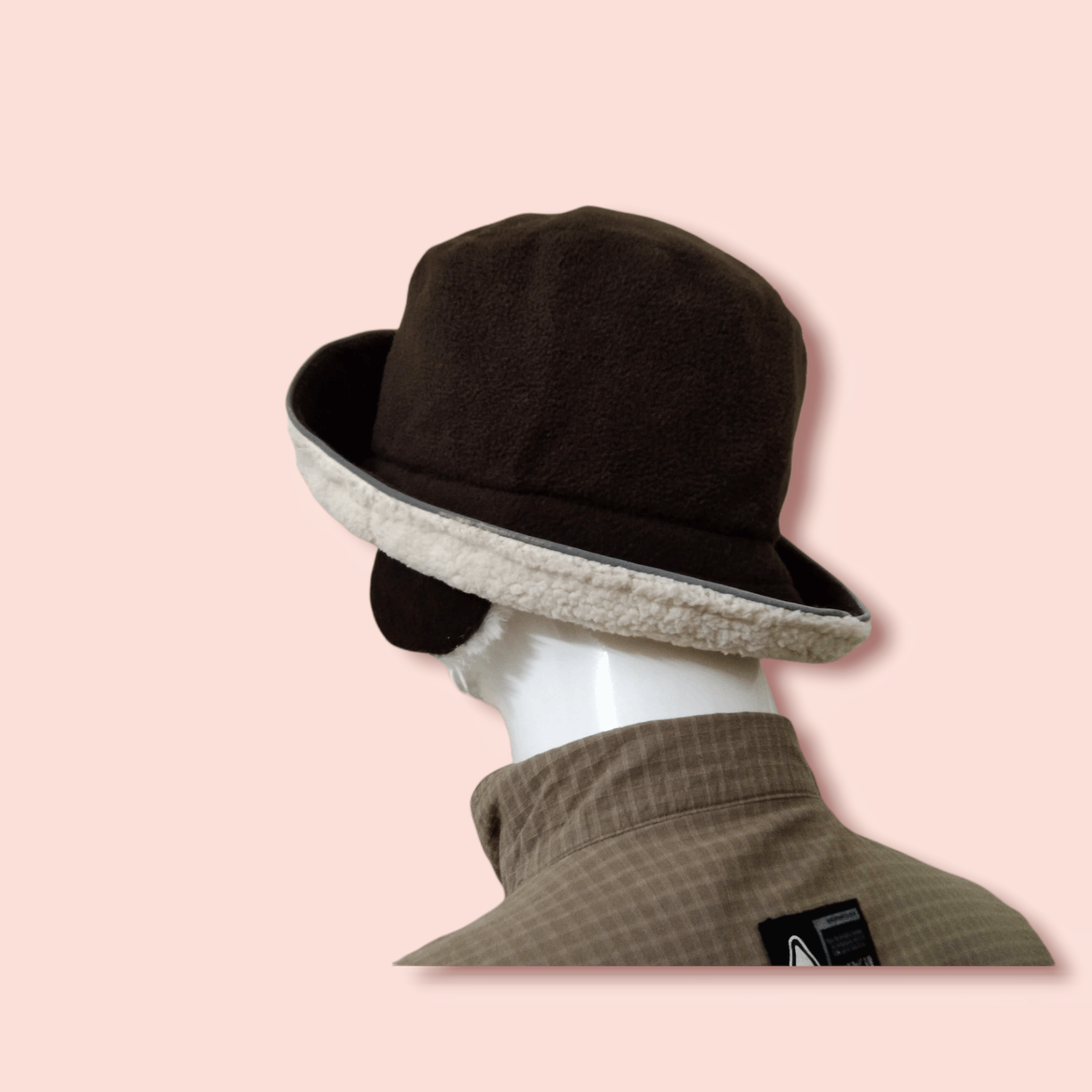 14th Addiction × Japanese Brand VINTAGE RARE DESIGN SHERPA FLEECE EARFLAP BUCKET HAT Size ONE SIZE - 10 Thumbnail