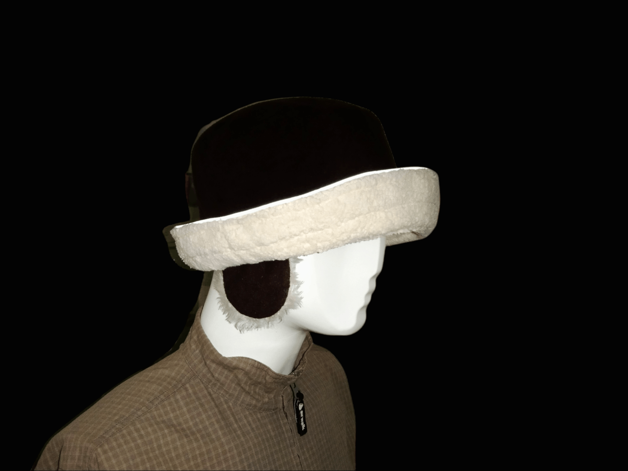 14th Addiction × Japanese Brand VINTAGE RARE DESIGN SHERPA FLEECE EARFLAP BUCKET HAT Size ONE SIZE - 4 Thumbnail