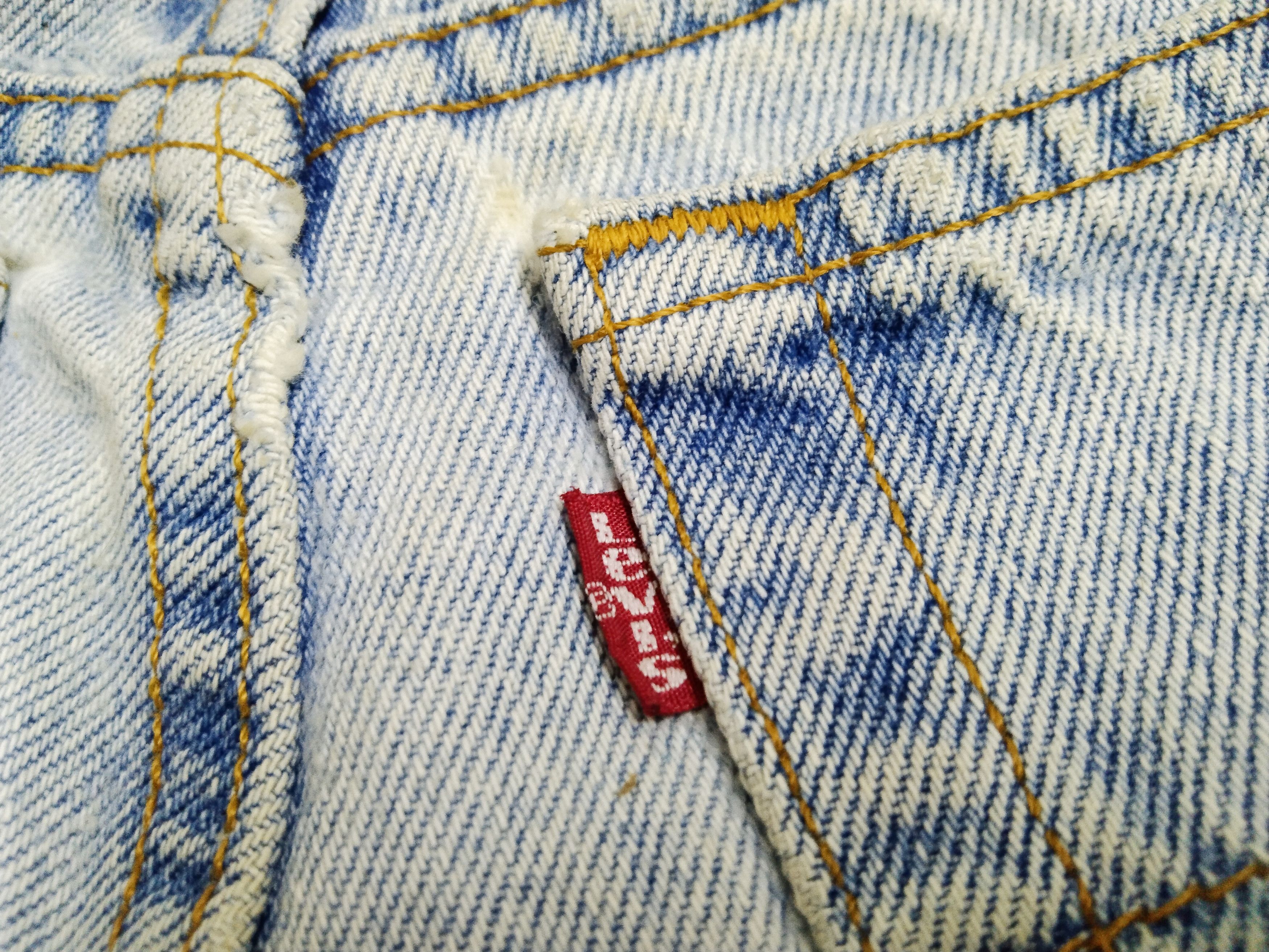 Levi's REPURPOSE VINTAGE LEVI'S 512 USA FABRIC DENIM BACKPACK Size ONE SIZE - 15 Thumbnail