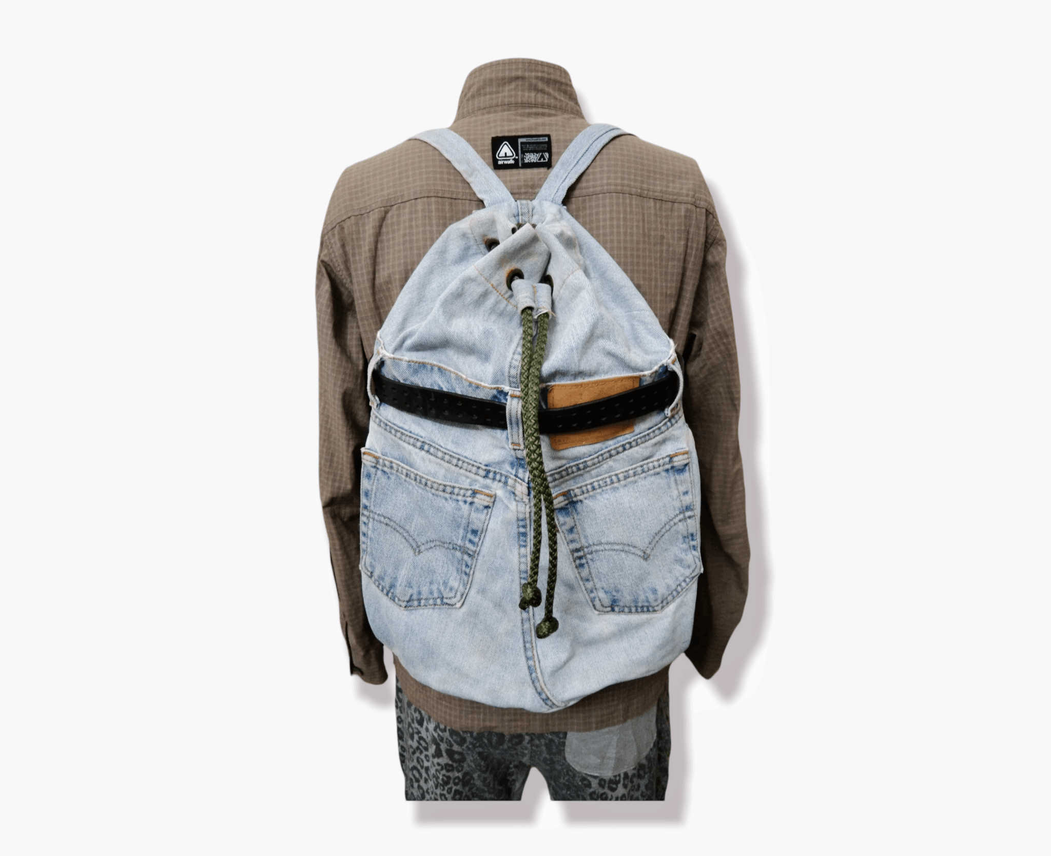 Levi's REPURPOSE VINTAGE LEVI'S 512 USA FABRIC DENIM BACKPACK Size ONE SIZE - 3 Thumbnail