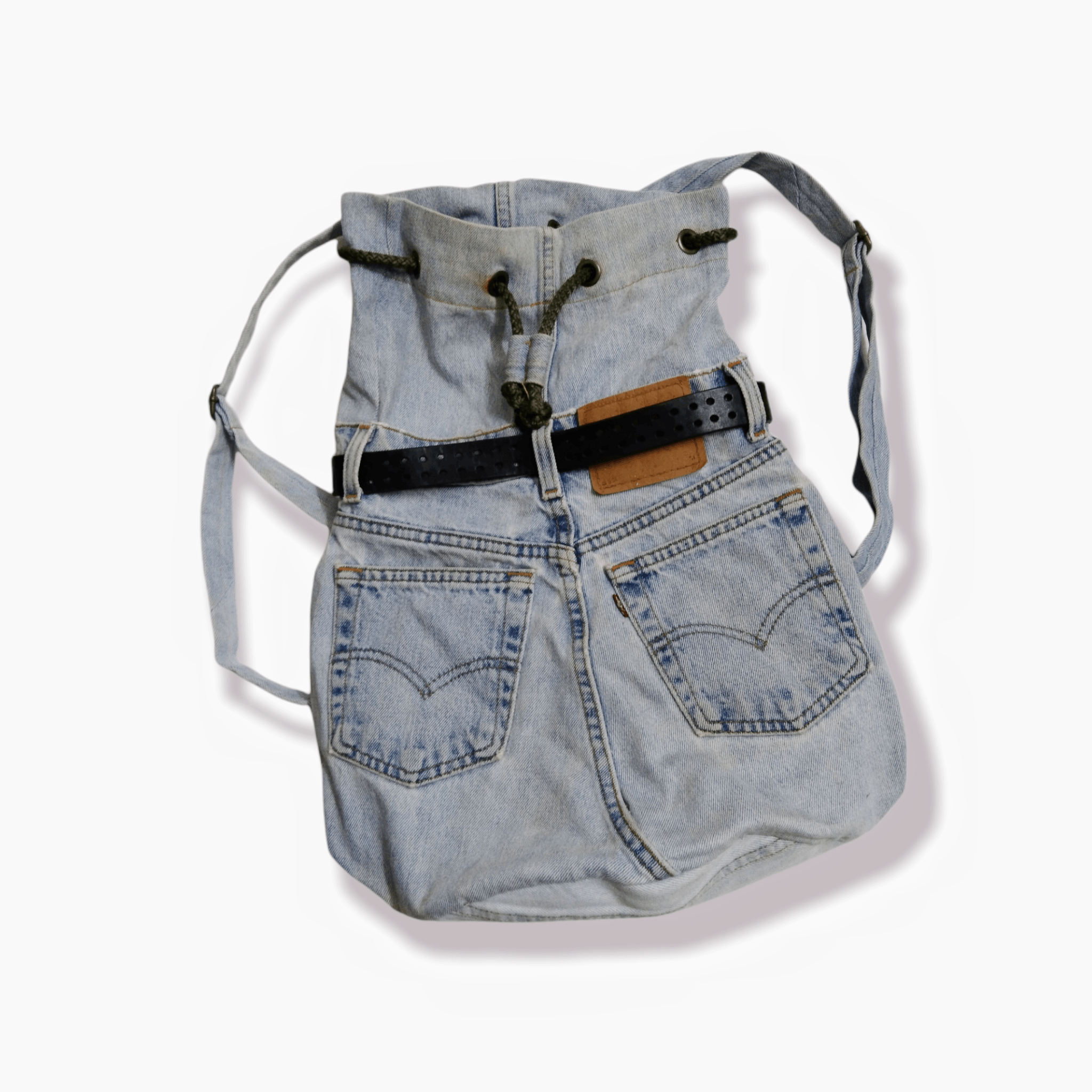 Levi's REPURPOSE VINTAGE LEVI'S 512 USA FABRIC DENIM BACKPACK Size ONE SIZE - 12 Thumbnail