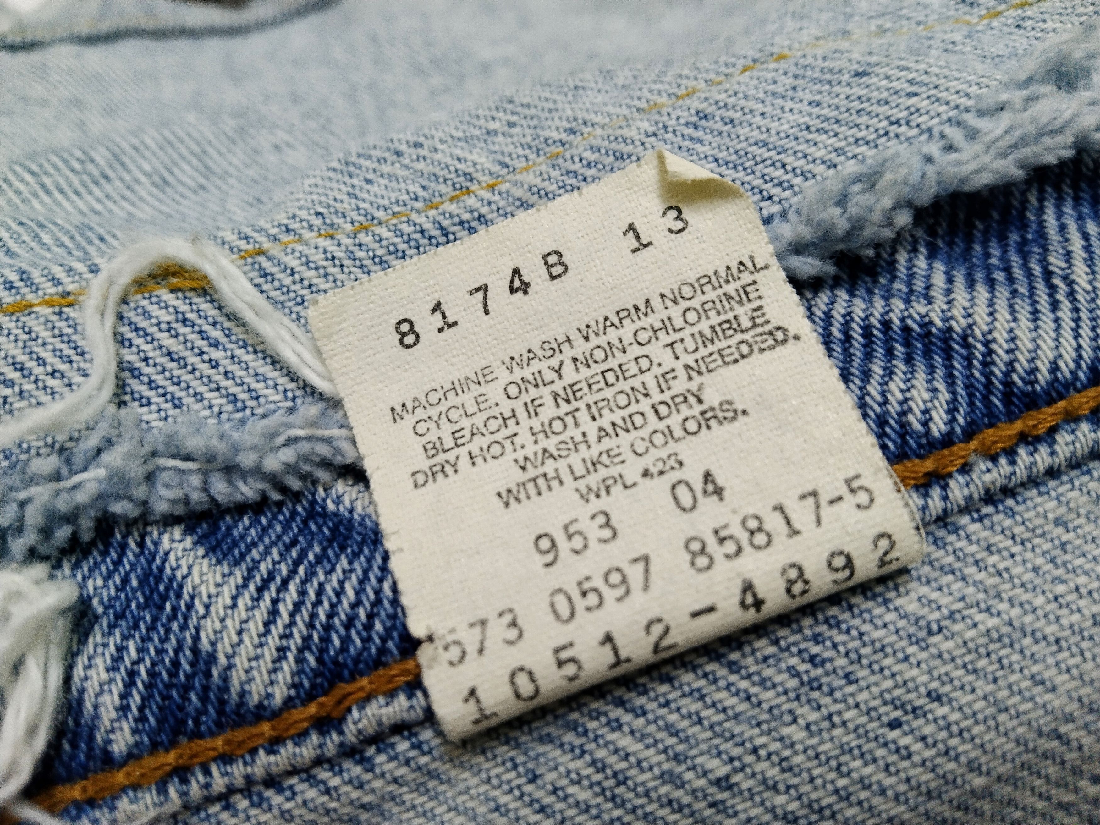 Levi's REPURPOSE VINTAGE LEVI'S 512 USA FABRIC DENIM BACKPACK Size ONE SIZE - 24 Thumbnail