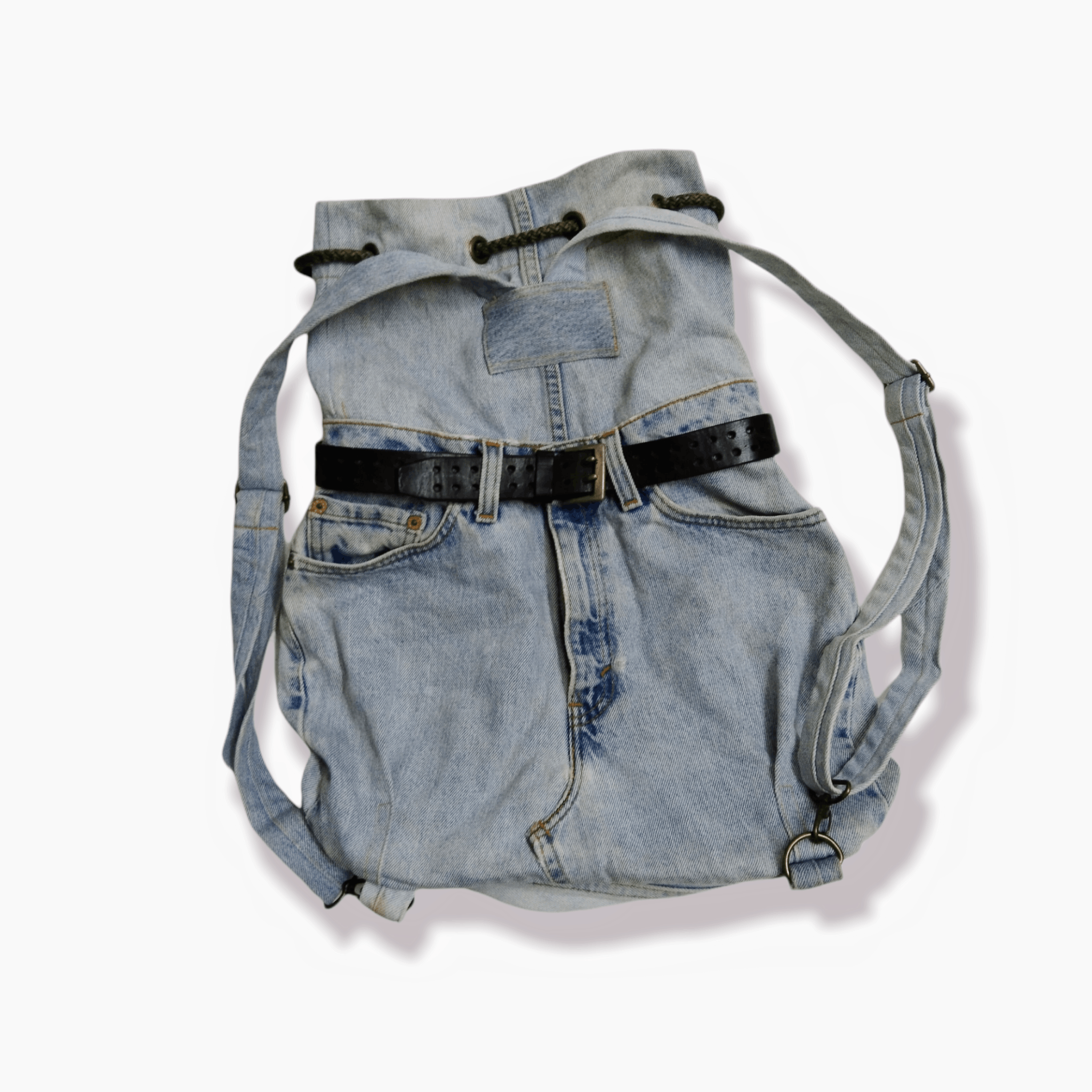 Levi's REPURPOSE VINTAGE LEVI'S 512 USA FABRIC DENIM BACKPACK Size ONE SIZE - 17 Thumbnail