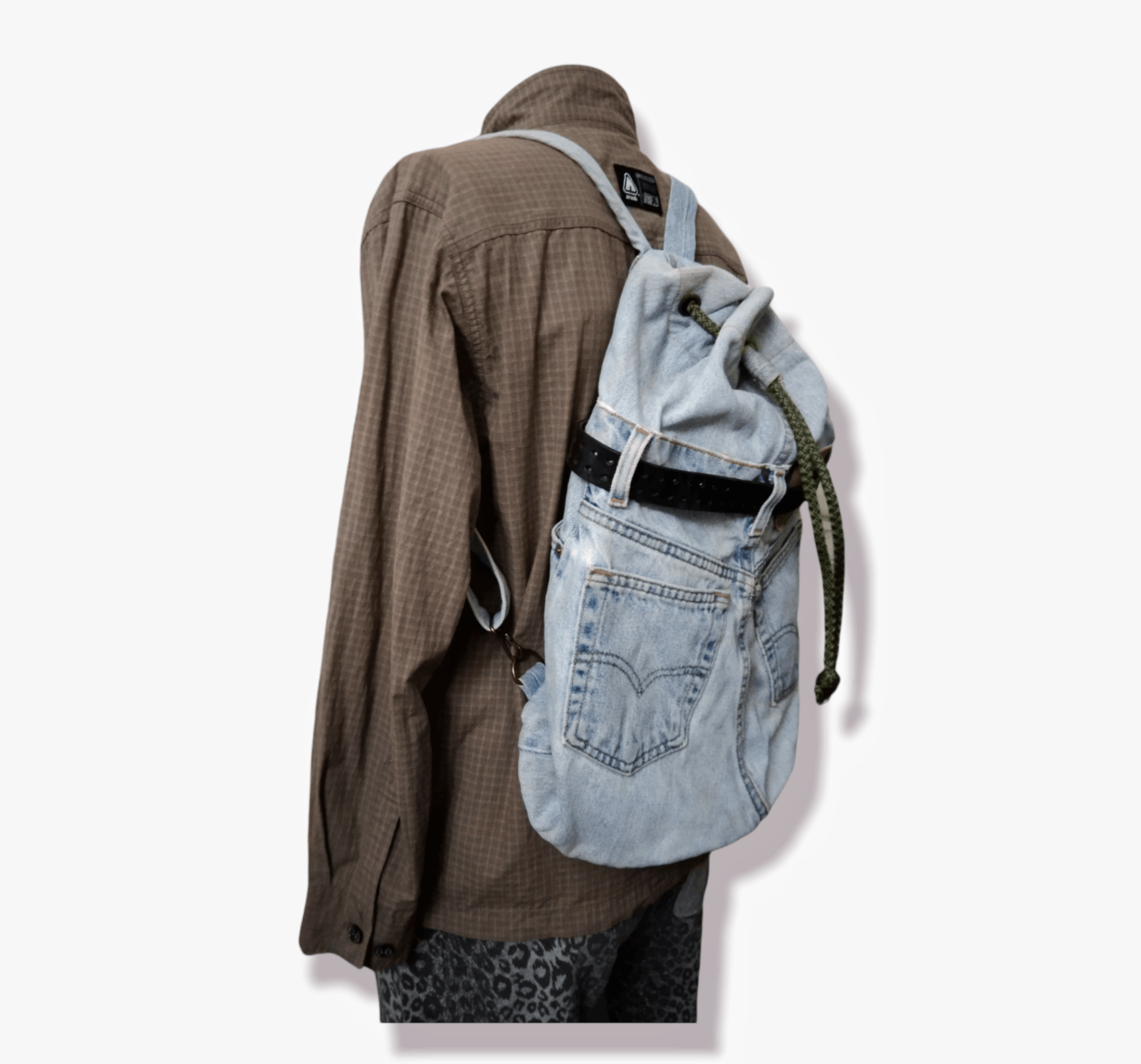 Levi's REPURPOSE VINTAGE LEVI'S 512 USA FABRIC DENIM BACKPACK Size ONE SIZE - 6 Thumbnail