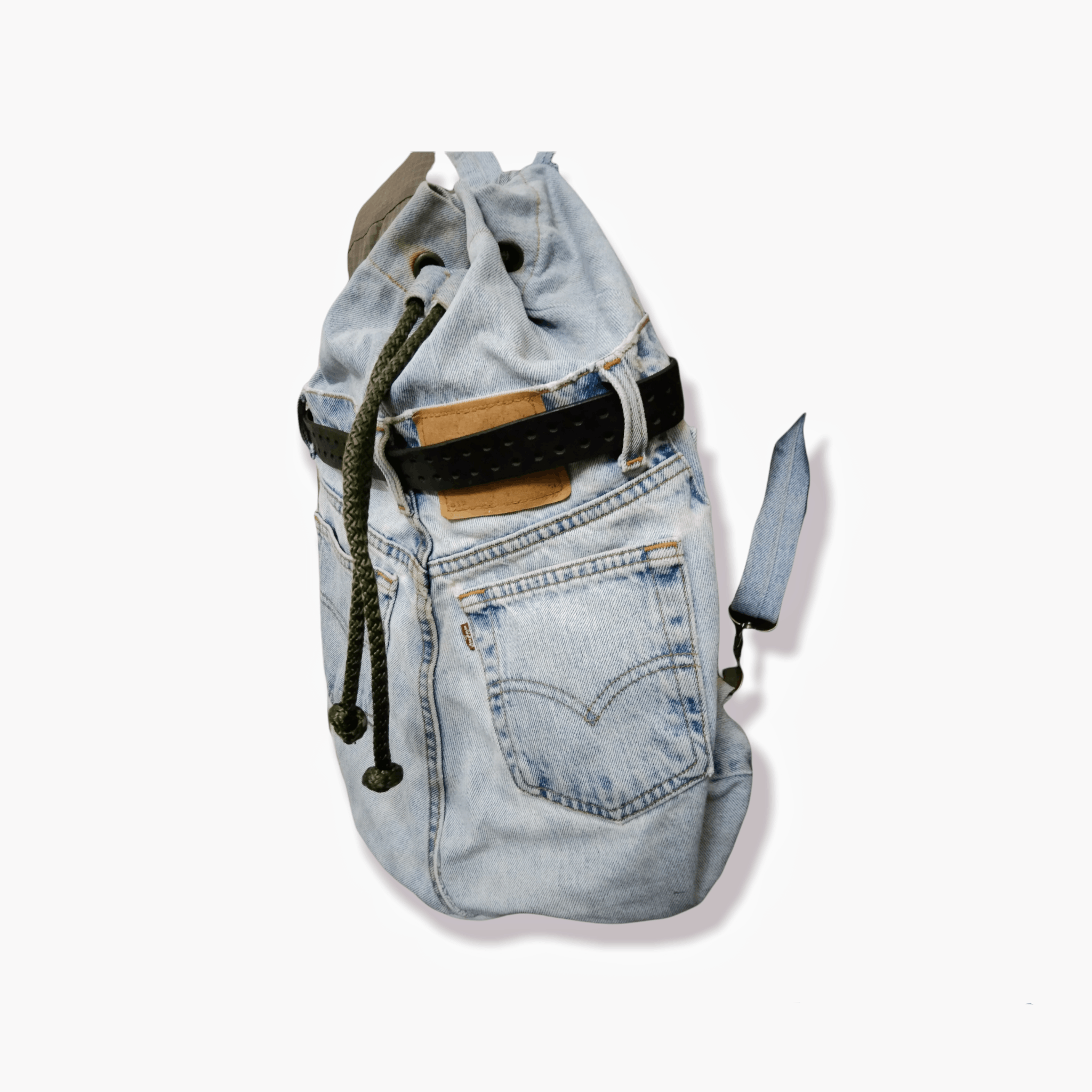 Levi's REPURPOSE VINTAGE LEVI'S 512 USA FABRIC DENIM BACKPACK Size ONE SIZE - 5 Thumbnail