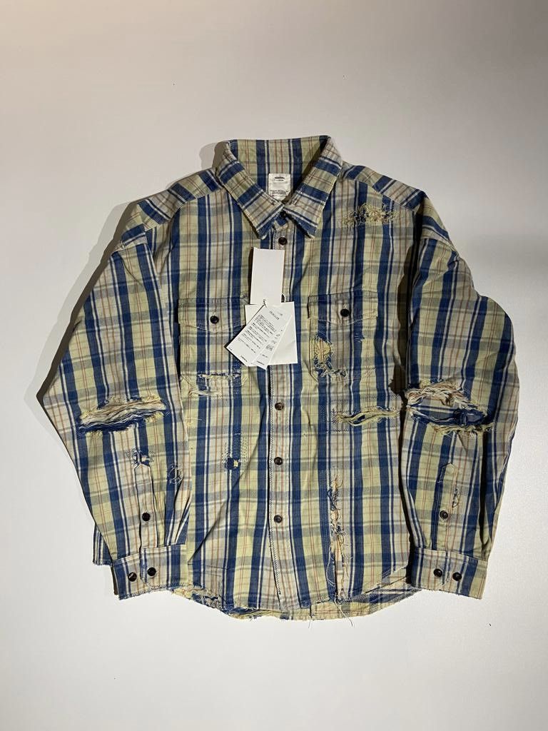 Visvim Visvim 22SS Pioneer check l/s crash | Grailed