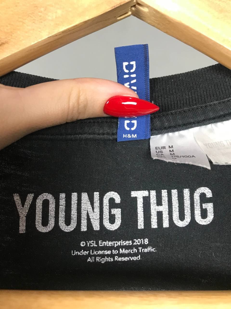 Rap Tees × Young Thug Young Thug streetwear Slime overprinted tee Size US M / EU 48-50 / 2 - 5 Thumbnail