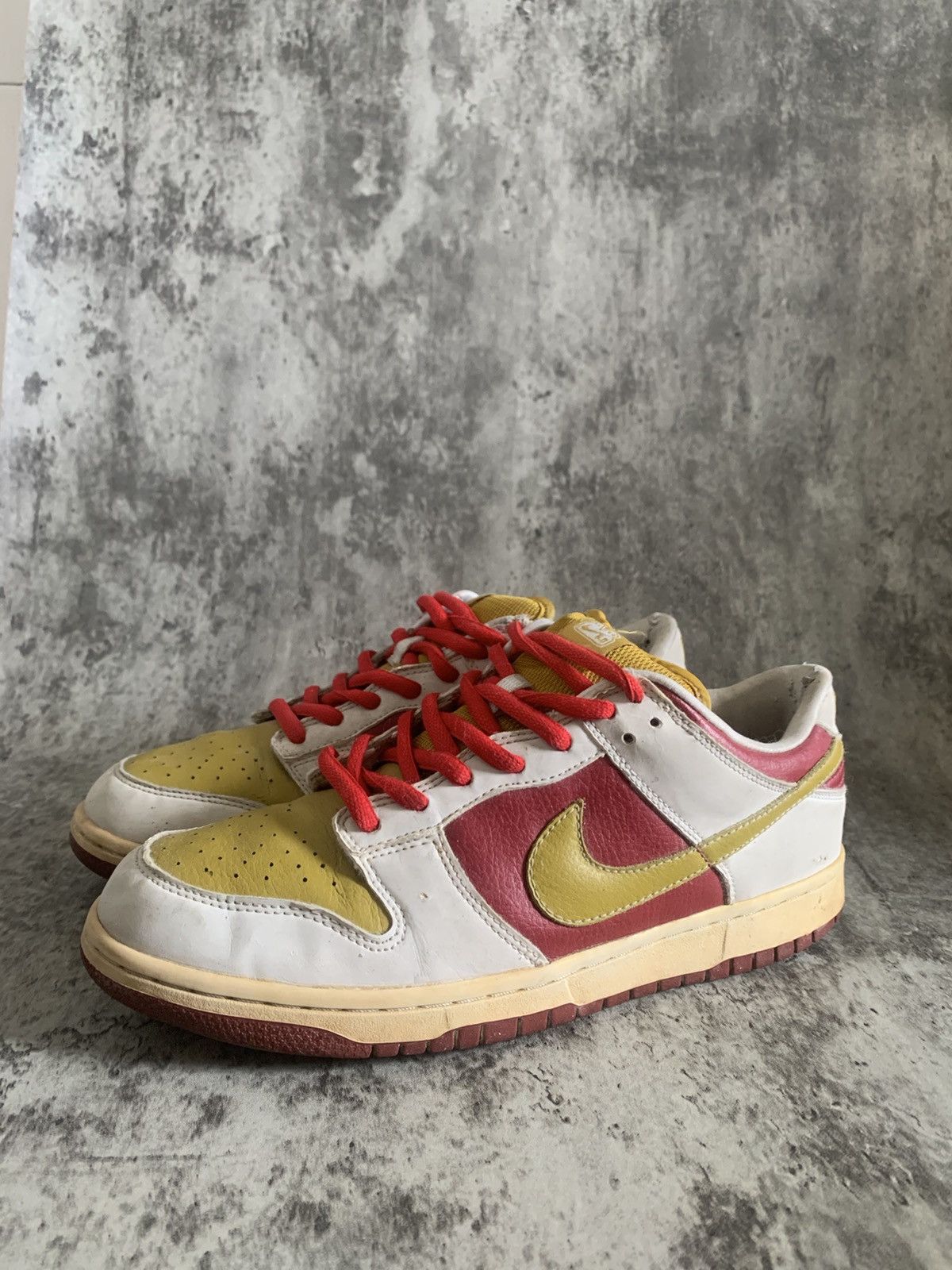 Dunk Low Nke 6.0 Varsity Crimson Dark Citron