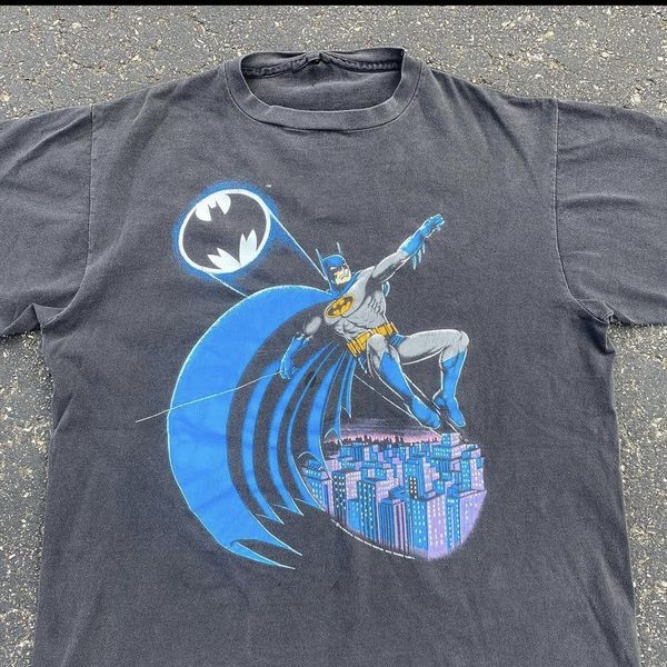 Vintage Vintage 80s Batman Faded T-Shirt | Grailed