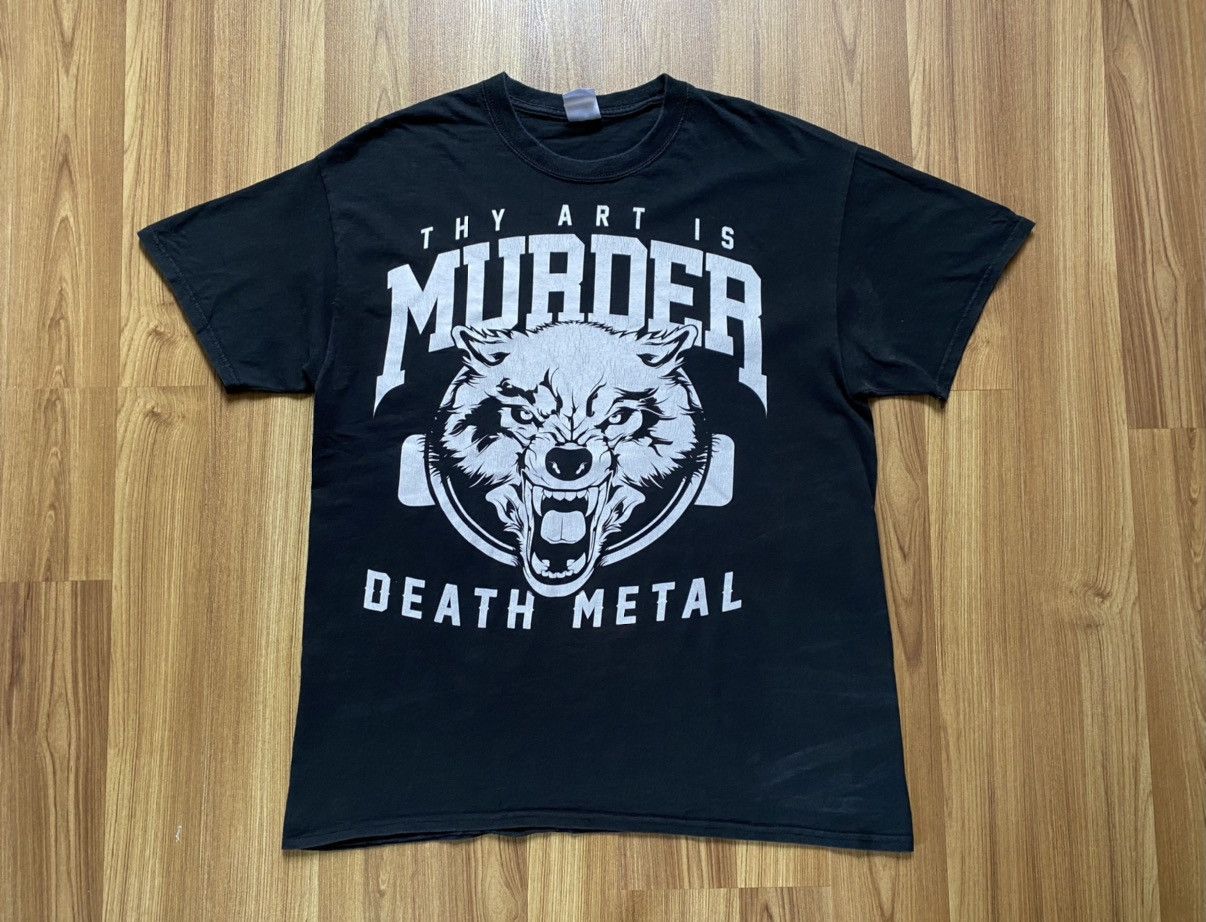 Band Tees Vintage Thy Art Is Murder Death Metal T Shirt Tee Emperor Size US L / EU 52-54 / 3 - 1 Thumbnail