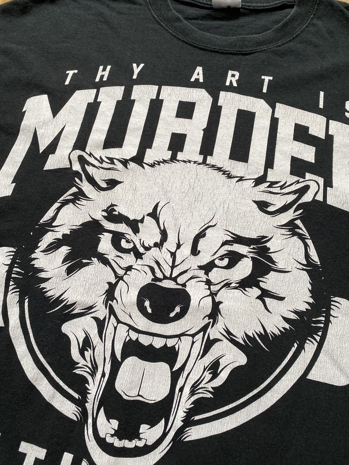 Band Tees Vintage Thy Art Is Murder Death Metal T Shirt Tee Emperor Size US L / EU 52-54 / 3 - 3 Thumbnail