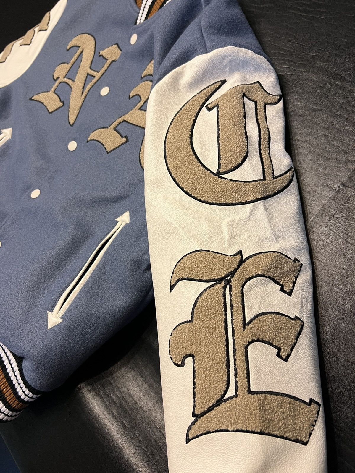 Menace GOD WILLING VARSITY JACKET Size US M / EU 48-50 / 2 - 9 Thumbnail