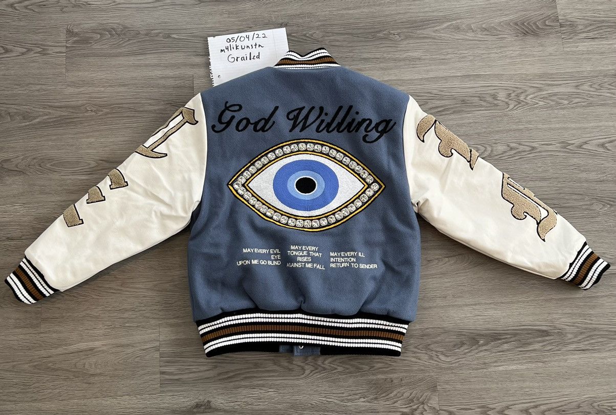 Menace GOD WILLING VARSITY JACKET Size US M / EU 48-50 / 2 - 1 Thumbnail