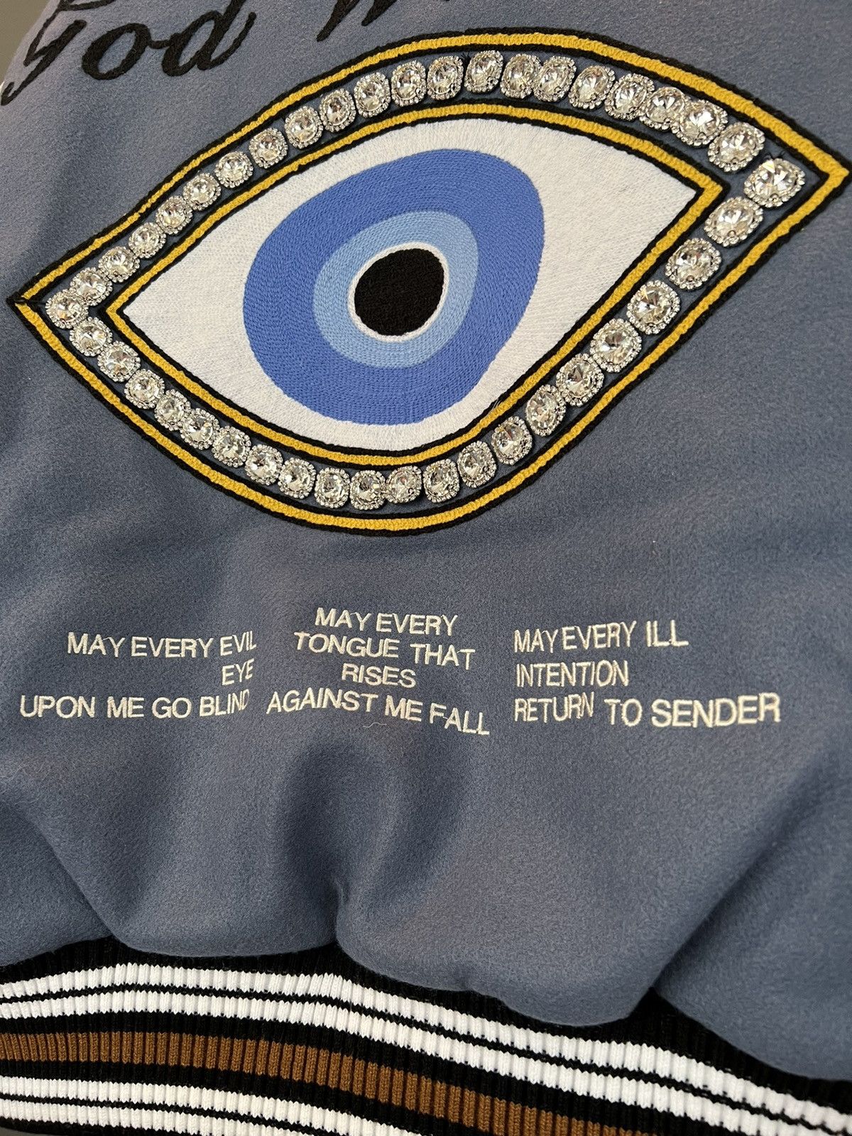 Menace GOD WILLING VARSITY JACKET Size US M / EU 48-50 / 2 - 7 Thumbnail
