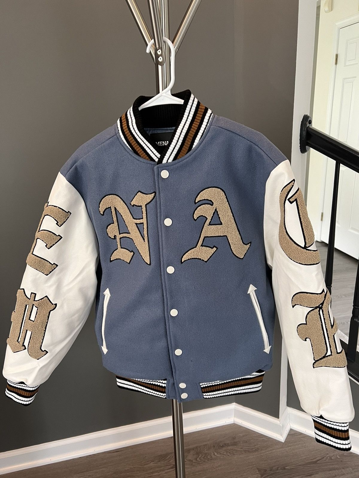 Menace GOD WILLING VARSITY JACKET Size US M / EU 48-50 / 2 - 3 Thumbnail