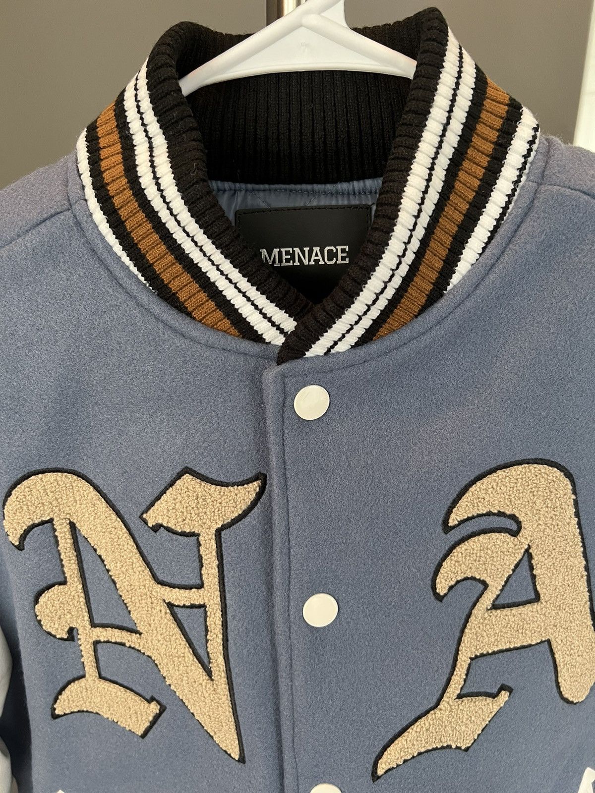 Menace GOD WILLING VARSITY JACKET Size US M / EU 48-50 / 2 - 6 Thumbnail