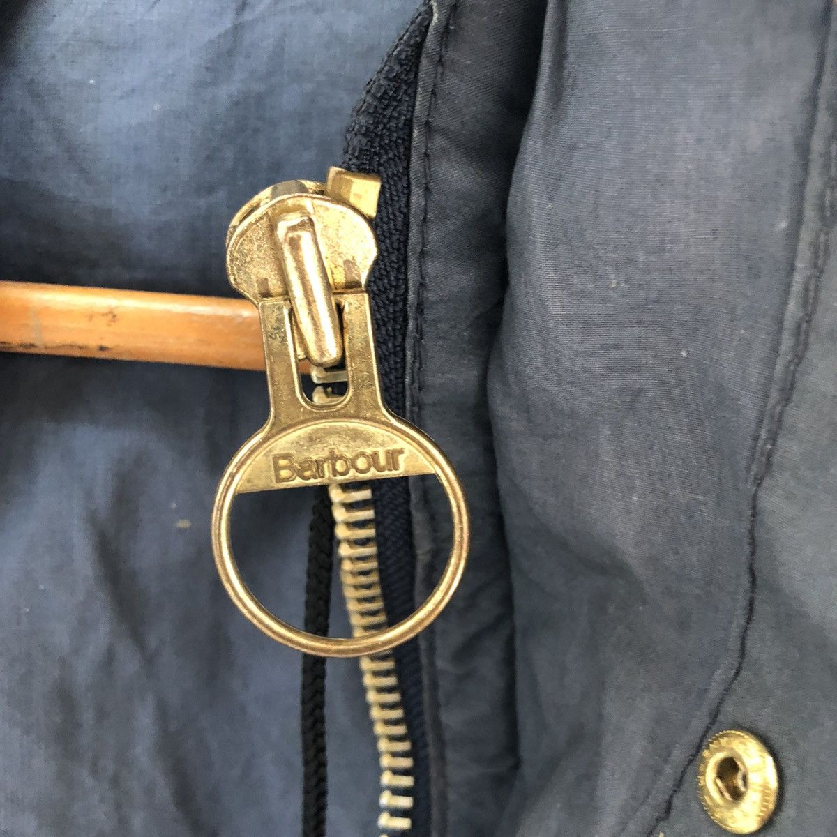 Barbour × Vintage BARBAOUR CARE LIGHT HOODIE JACKET MADE IN ENGLAND Size US L / EU 52-54 / 3 - 9 Thumbnail