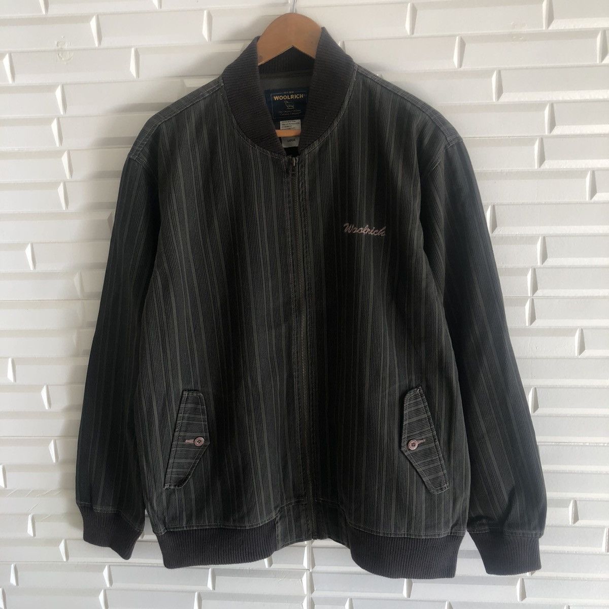 Vintage × Woolrich Woolen Mills WOOLRICH EST1830 FULL ZIPPER JACKET Size US L / EU 52-54 / 3 - 1 Thumbnail