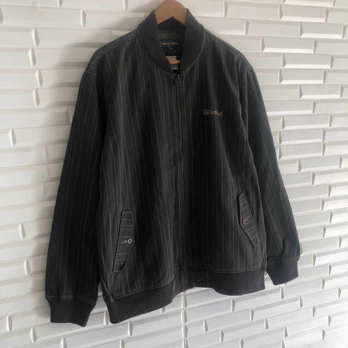 Vintage × Woolrich Woolen Mills WOOLRICH EST1830 FULL ZIPPER JACKET Size US L / EU 52-54 / 3 - 4 Thumbnail