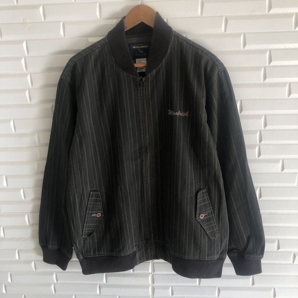 Vintage × Woolrich Woolen Mills WOOLRICH EST1830 FULL ZIPPER JACKET Size US L / EU 52-54 / 3 - 2 Thumbnail