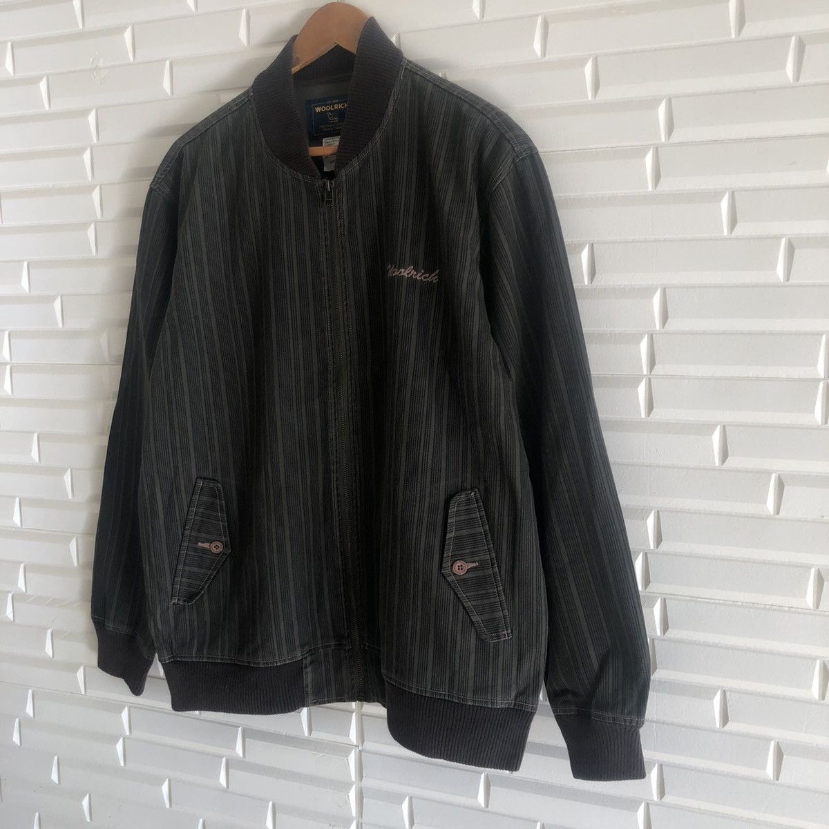 Vintage × Woolrich Woolen Mills WOOLRICH EST1830 FULL ZIPPER JACKET Size US L / EU 52-54 / 3 - 3 Thumbnail