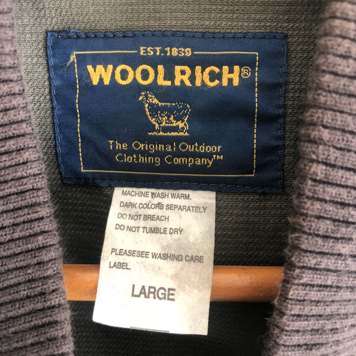 Vintage × Woolrich Woolen Mills WOOLRICH EST1830 FULL ZIPPER JACKET Size US L / EU 52-54 / 3 - 9 Thumbnail