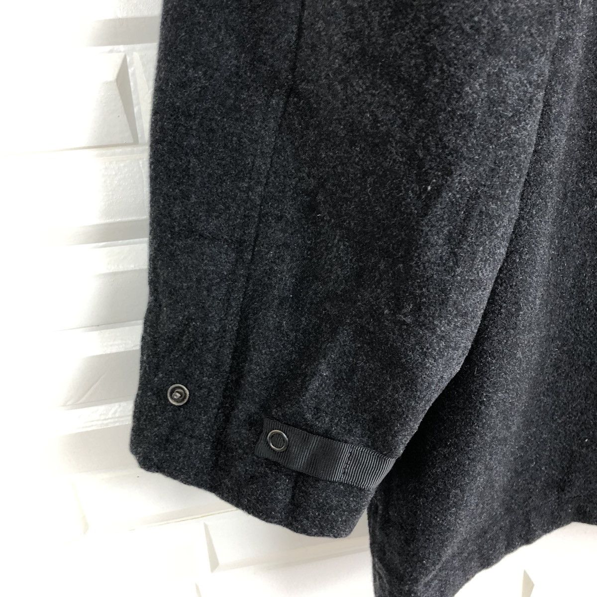 Burberry × Vintage BURBERRY WOOL FULL ZIPPER JACKET Size US M / EU 48-50 / 2 - 9 Thumbnail