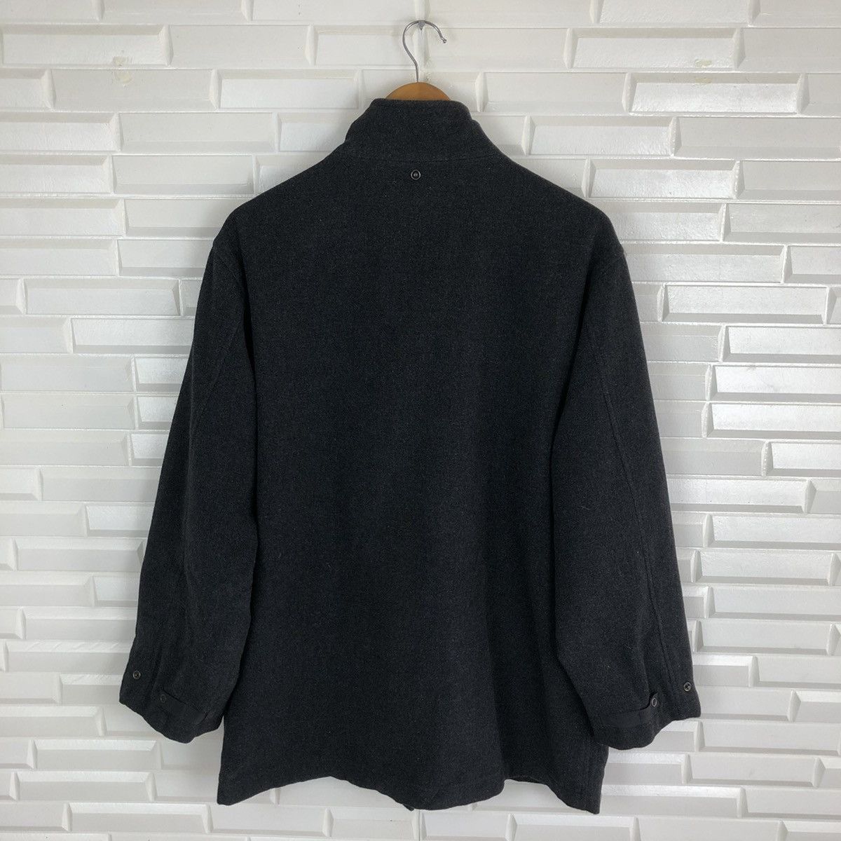 Burberry × Vintage BURBERRY WOOL FULL ZIPPER JACKET Size US M / EU 48-50 / 2 - 7 Thumbnail