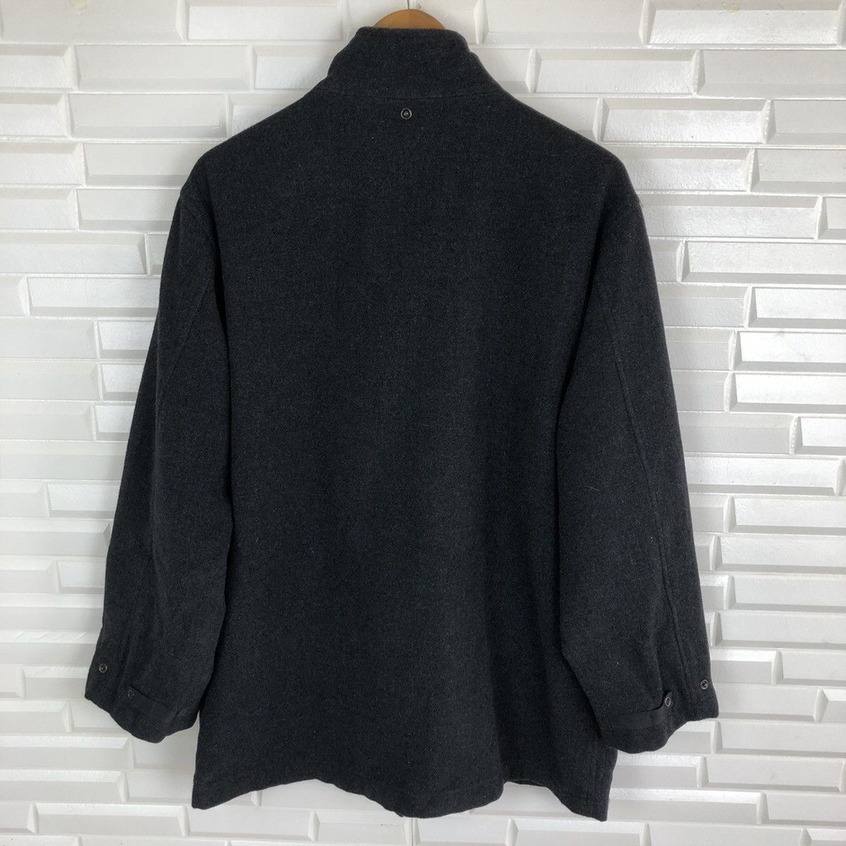 Burberry × Vintage BURBERRY WOOL FULL ZIPPER JACKET Size US M / EU 48-50 / 2 - 8 Thumbnail
