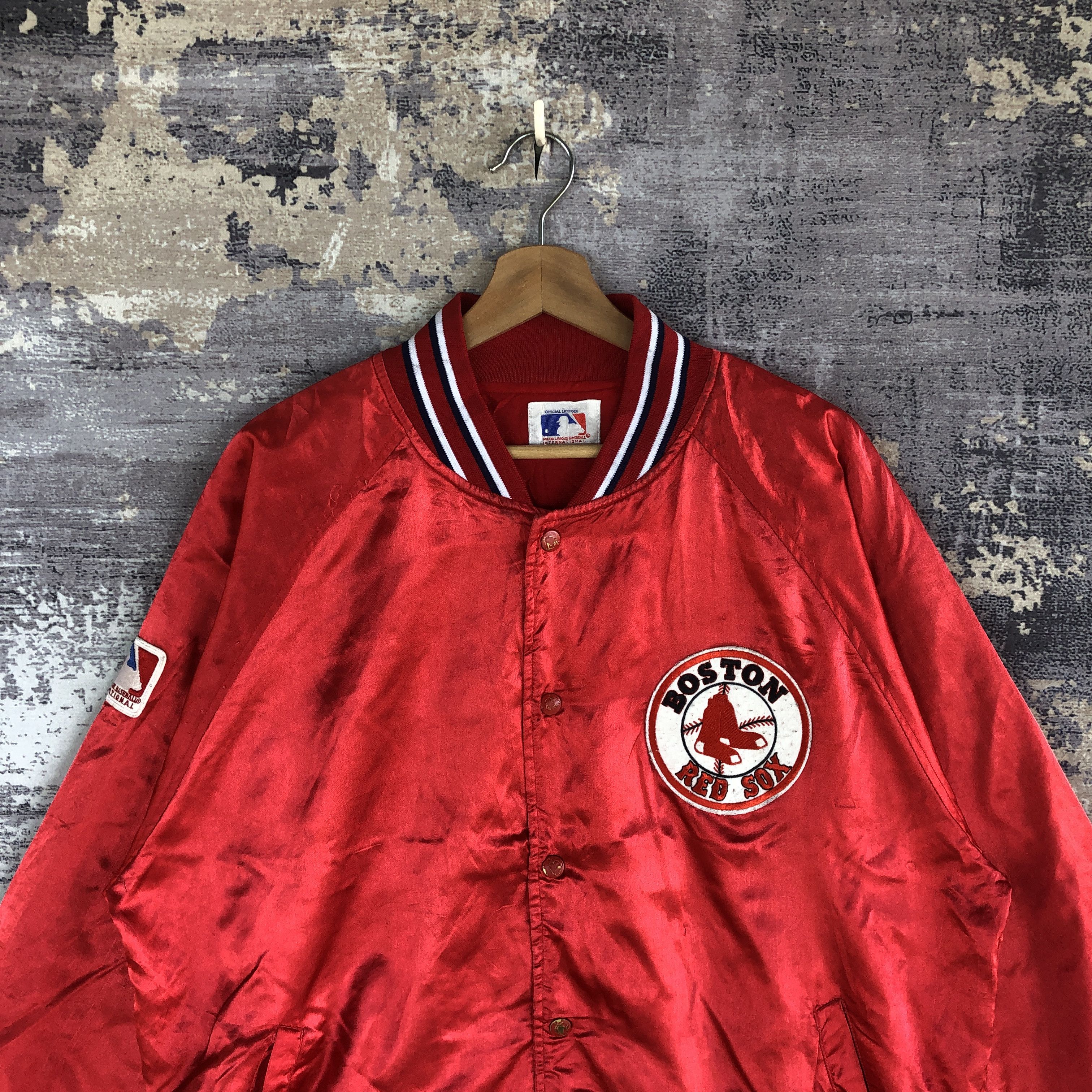 MLB × Vintage Vintage Boston Sox Baseball Jackets MLB Baseball Wool Jacket Size US XL / EU 56 / 4 - 3 Thumbnail