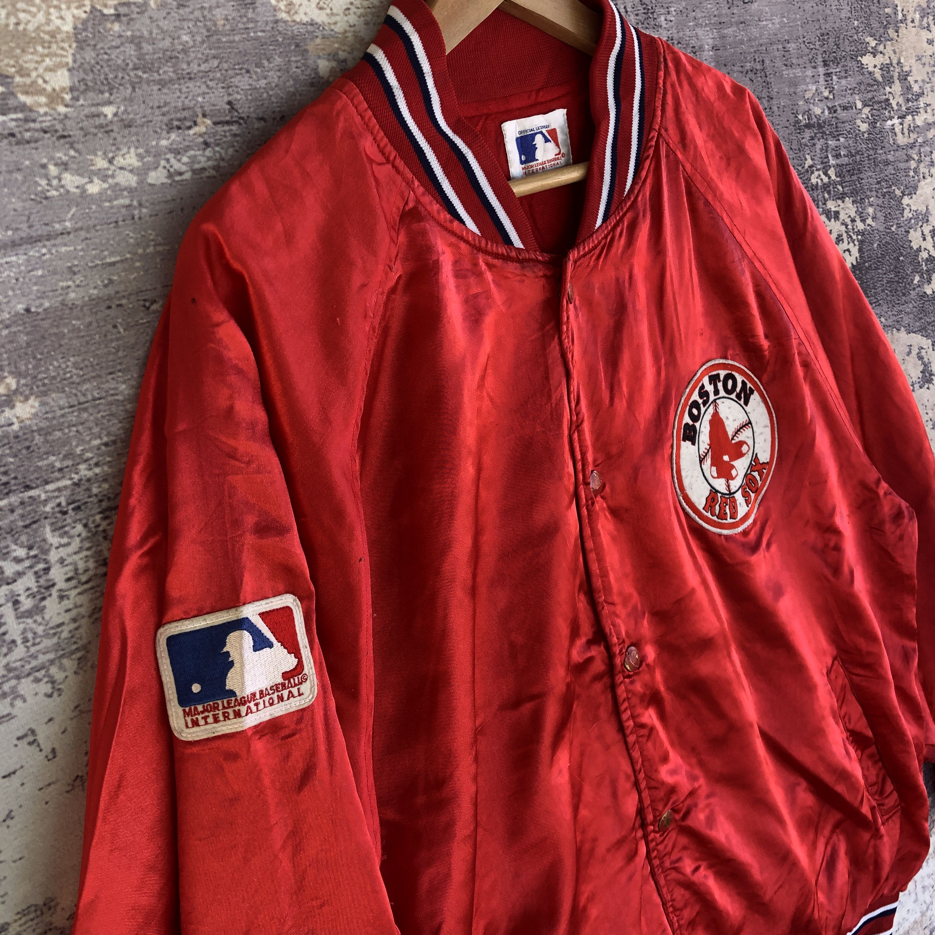 MLB × Vintage Vintage Boston Sox Baseball Jackets MLB Baseball Wool Jacket Size US XL / EU 56 / 4 - 9 Thumbnail