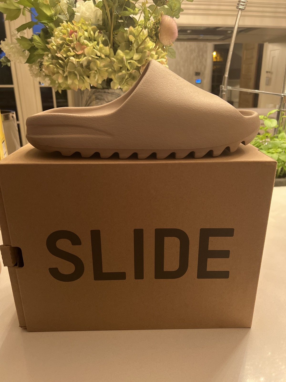 Adidas × Kanye West Yeezy slide pure (re-release) | Grailed